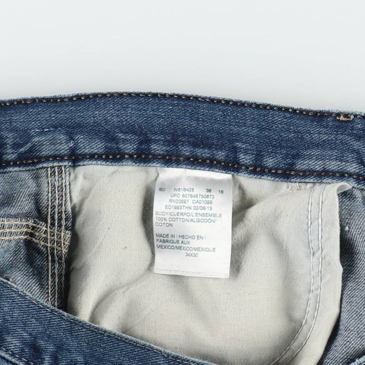Dickies denim painter pants for men, equivalent to W35 cotton blue type Vintage Second Hand