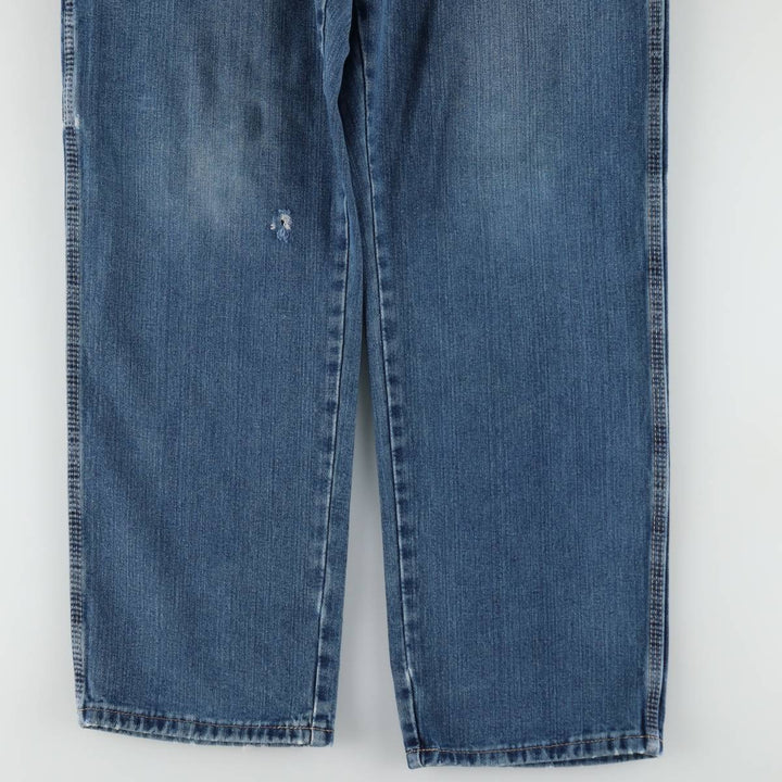 Dickies denim painter pants for men, equivalent to W35 cotton blue type Vintage Second Hand