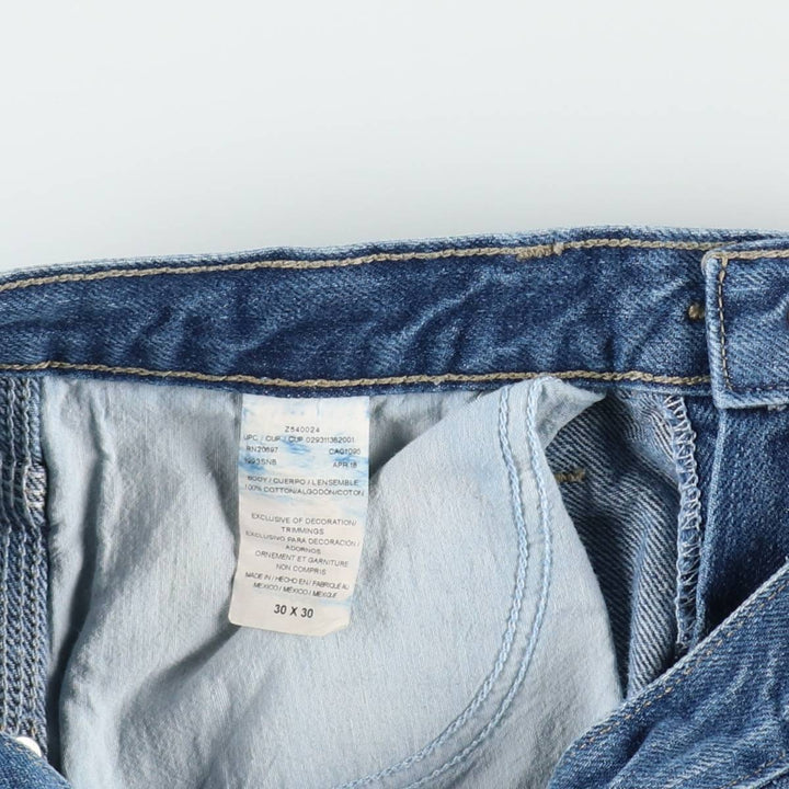 Dickies denim painter pants for men, equivalent to W30 cotton blue type Vintage Second Hand