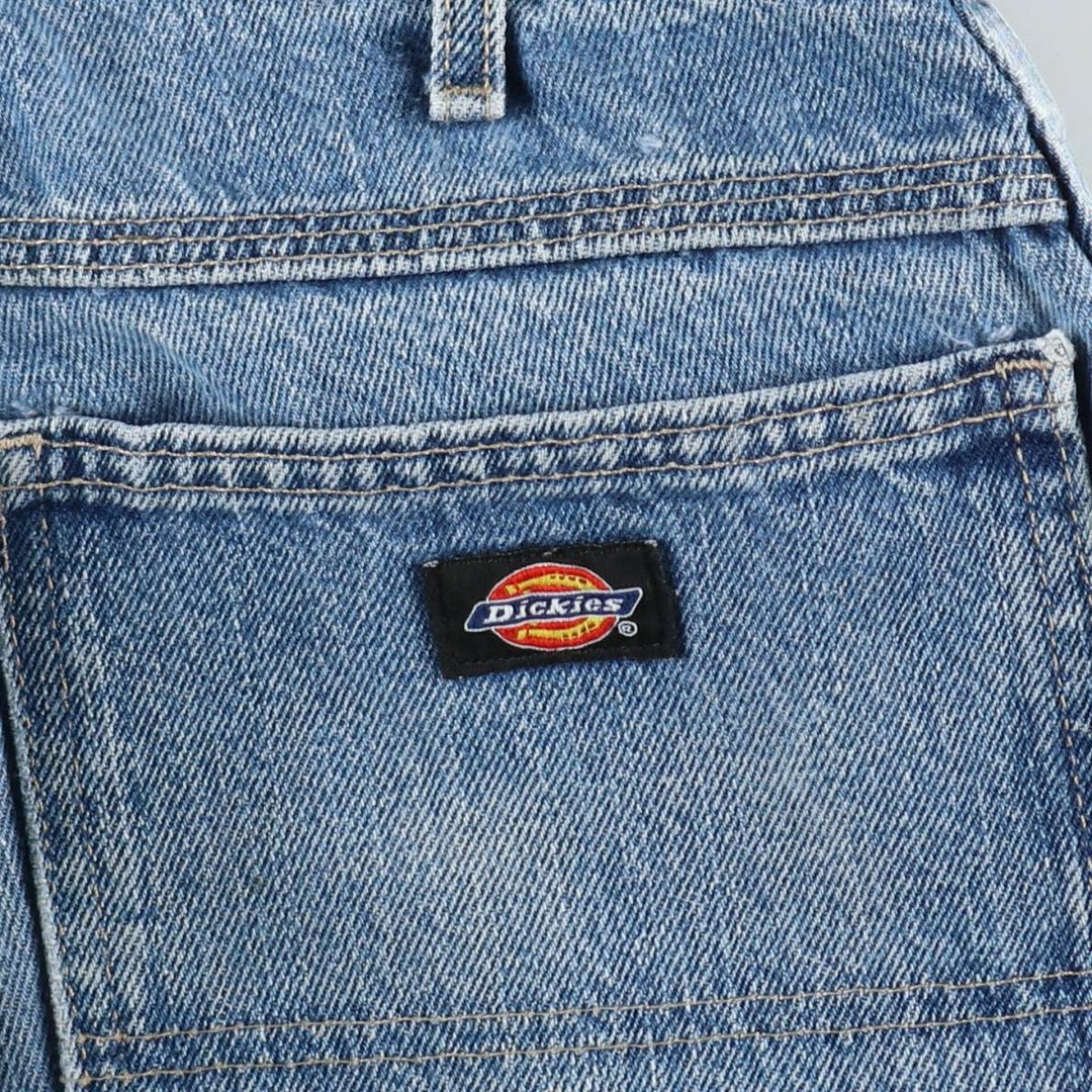 Dickies WORK RELAXED FIT Denim Painter Pants, Men's W32 (approx.) cotton blue type Vintage Second Hand