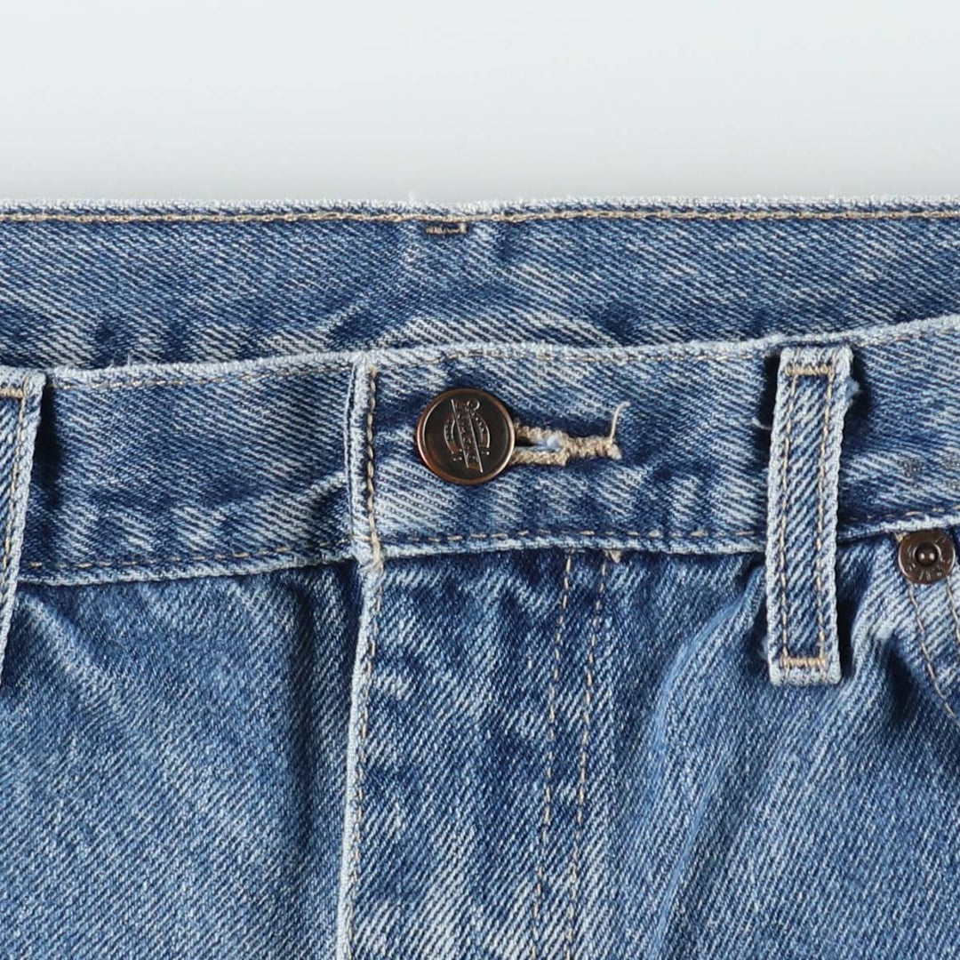 Dickies WORK RELAXED FIT Denim Painter Pants, Men's W32 (approx.) cotton blue type Vintage Second Hand