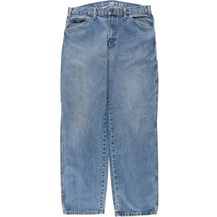 Dickies denim painter pants for men, equivalent to W33 cotton blue type Vintage Second Hand