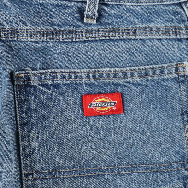 Dickies denim painter pants for men, equivalent to W33 cotton blue type Vintage Second Hand