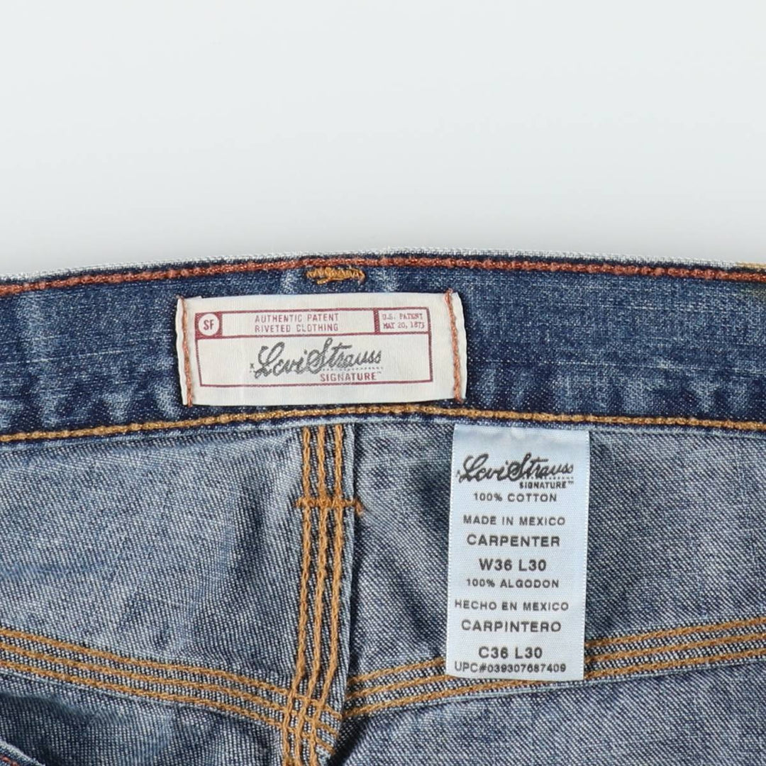 Levi's Signature Carpenter Denim Painter Pants, Men's Size W37 (approx.) cotton blue type Vintage Second Hand