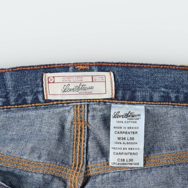 Levi's Signature Carpenter Denim Painter Pants, Men's Size W37 (approx.) cotton blue type Vintage Second Hand