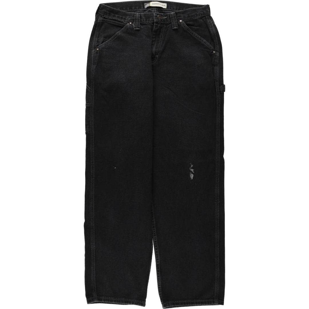 Lee DUNGAREES CARPENTER JEAN Denim Painter Pants, Men's W32 (approx.) cotton black type Vintage Second Hand