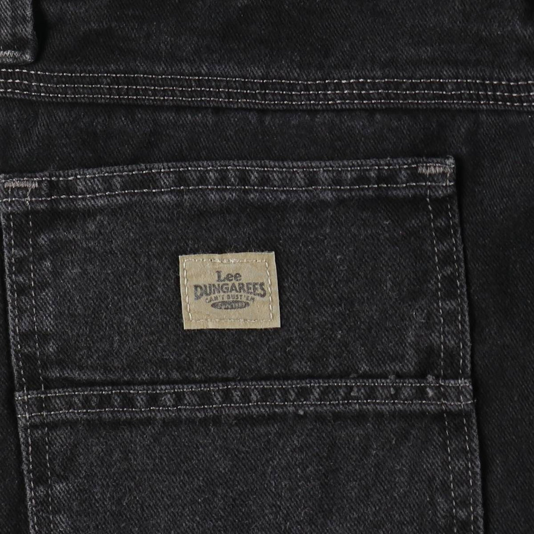 Lee DUNGAREES CARPENTER JEAN Denim Painter Pants, Men's W32 (approx.) cotton black type Vintage Second Hand