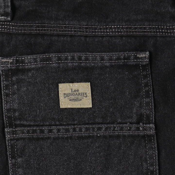 Lee DUNGAREES CARPENTER JEAN Denim Painter Pants, Men's W32 (approx.) cotton black type Vintage Second Hand