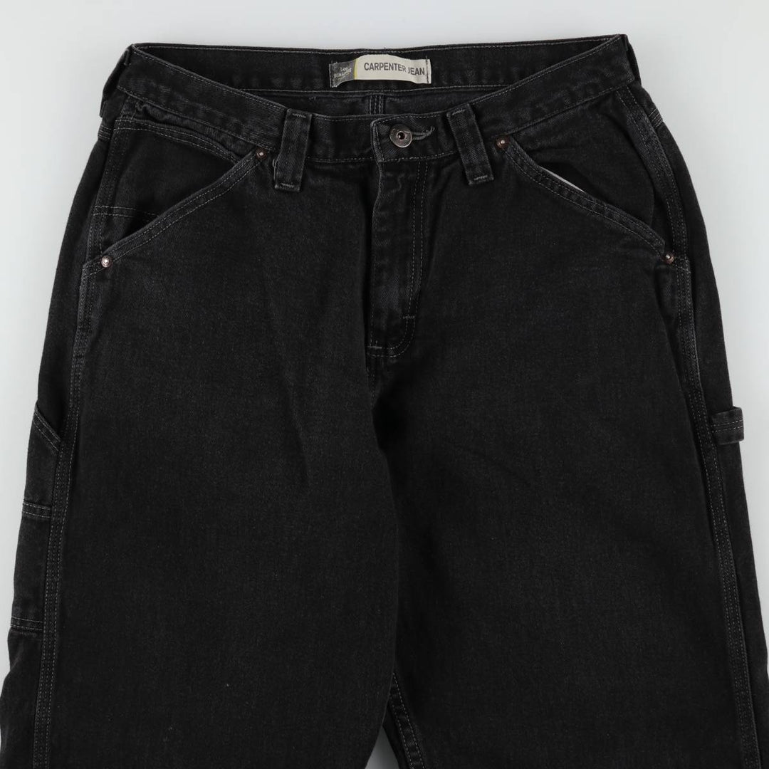 Lee DUNGAREES CARPENTER JEAN Denim Painter Pants, Men's W32 (approx.) cotton black type Vintage Second Hand