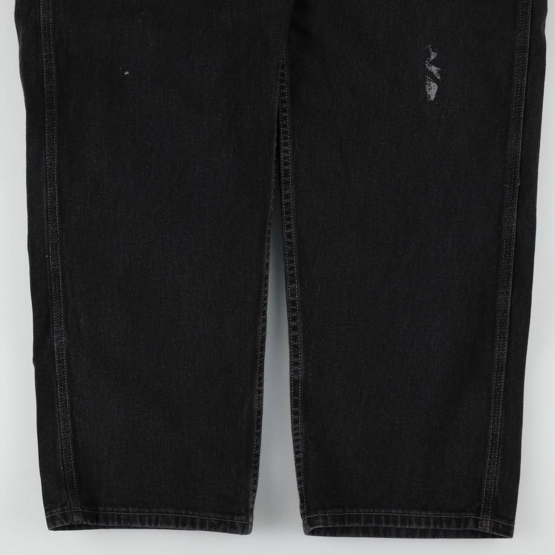 Lee DUNGAREES CARPENTER JEAN Denim Painter Pants, Men's W32 (approx.) cotton black type Vintage Second Hand