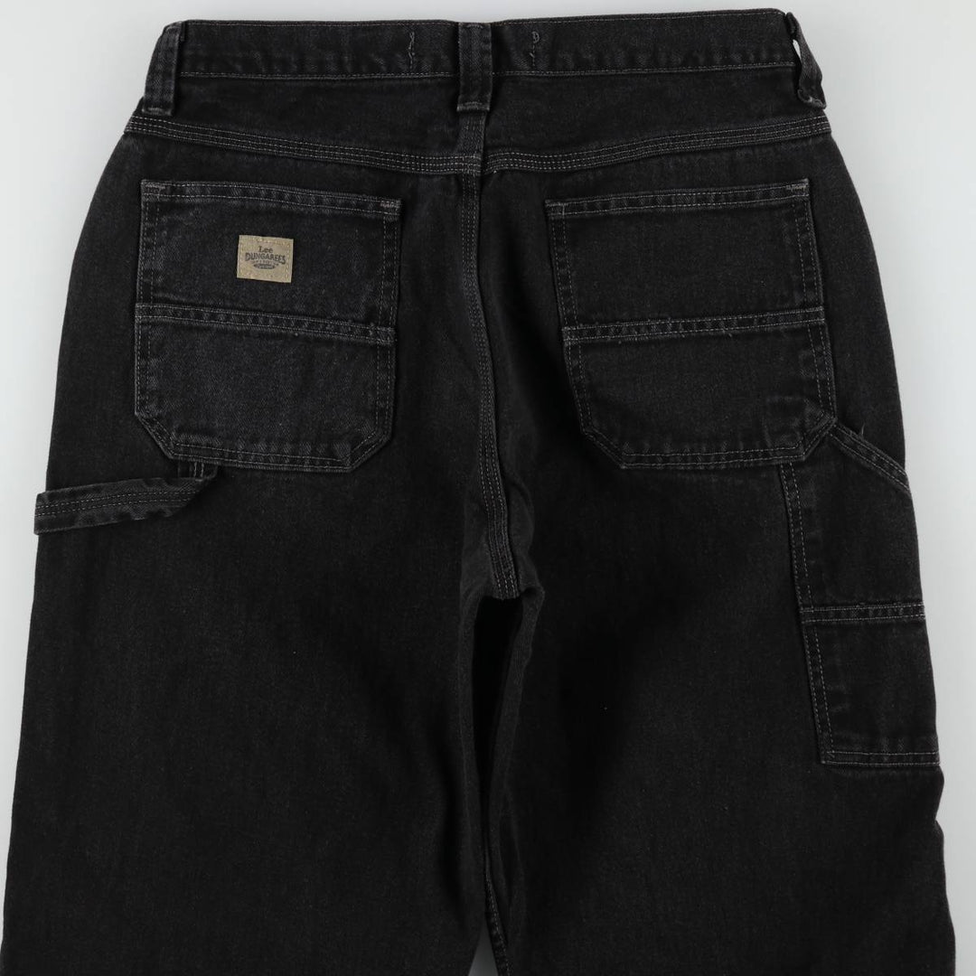 Lee DUNGAREES CARPENTER JEAN Denim Painter Pants, Men's W32 (approx.) cotton black type Vintage Second Hand