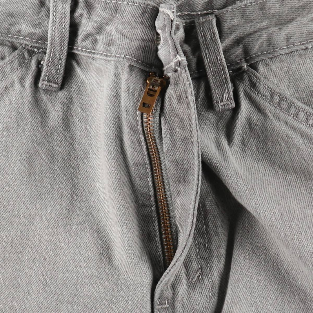 Levi's denim painter pants, men's size W35 (approx.) cotton gray type Vintage Second Hand