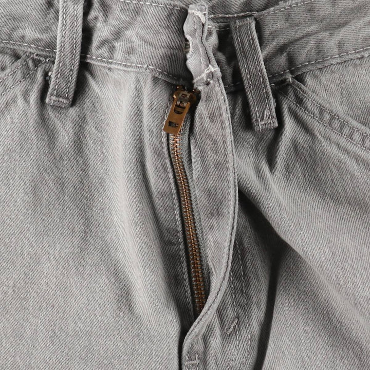 Levi's denim painter pants, men's size W35 (approx.) cotton gray type Vintage Second Hand