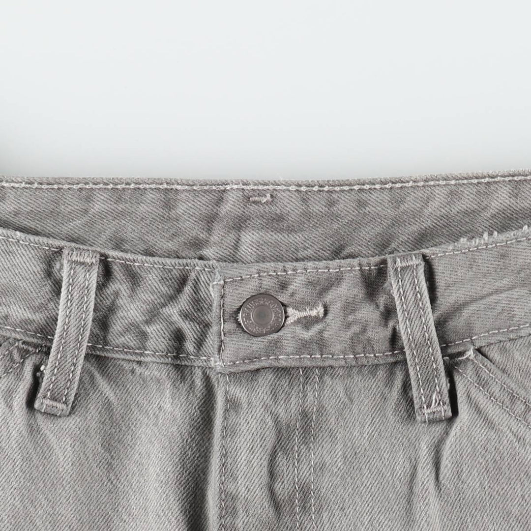 Levi's denim painter pants, men's size W35 (approx.) cotton gray type Vintage Second Hand