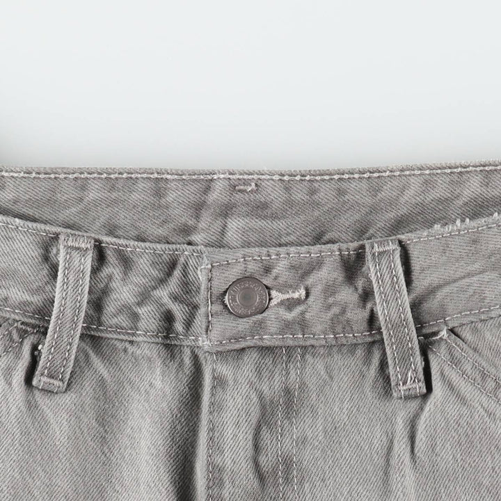 Levi's denim painter pants, men's size W35 (approx.) cotton gray type Vintage Second Hand