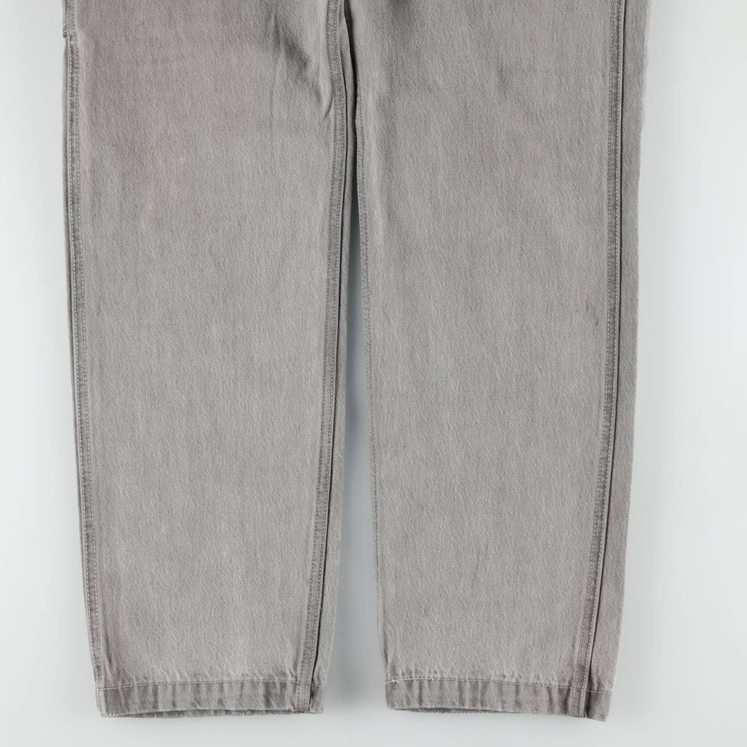 Levi's denim painter pants, men's size W35 (approx.) cotton gray type Vintage Second Hand