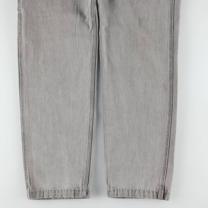 Levi's denim painter pants, men's size W35 (approx.) cotton gray type Vintage Second Hand