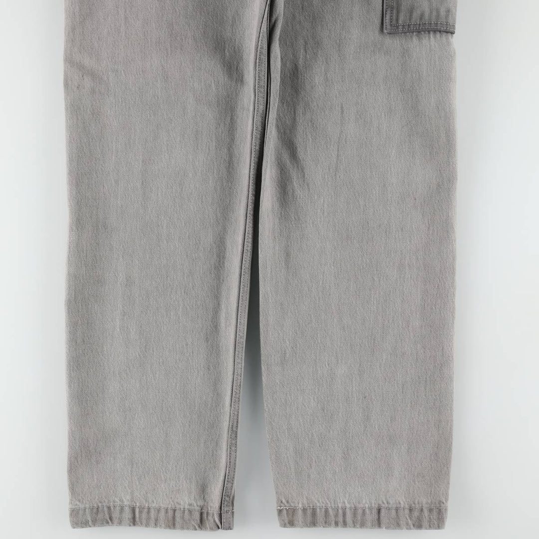 Levi's denim painter pants, men's size W35 (approx.) cotton gray type Vintage Second Hand
