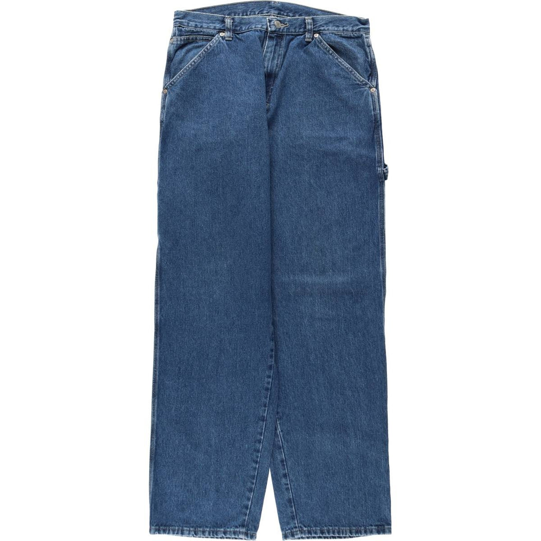 Wrangler Denim Painter Pants for Men, W32 equivalent cotton blue type Vintage Second Hand