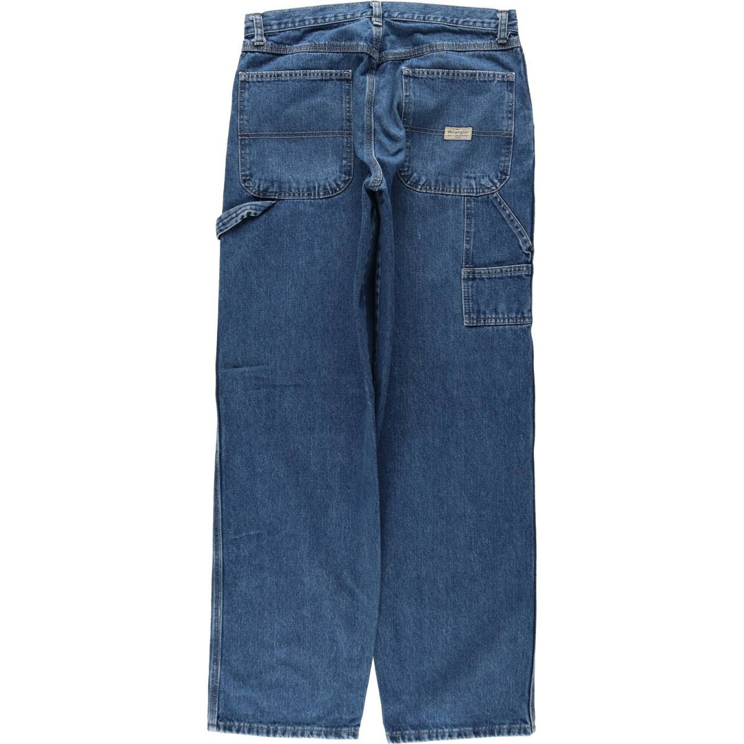 Wrangler Denim Painter Pants for Men, W32 equivalent cotton blue type Vintage Second Hand