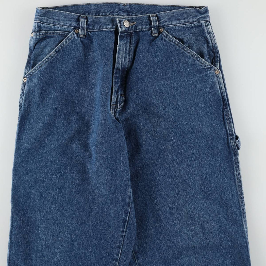 Wrangler Denim Painter Pants for Men, W32 equivalent cotton blue type Vintage Second Hand