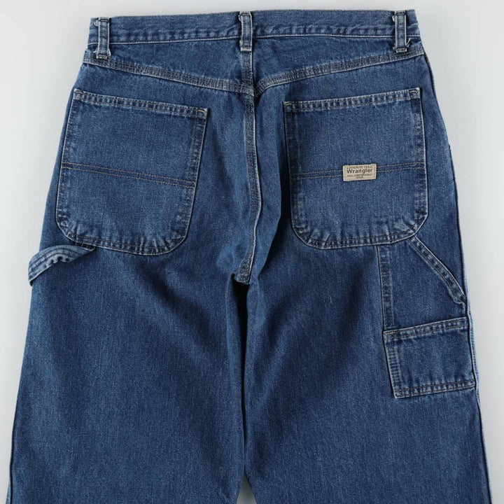 Wrangler Denim Painter Pants for Men, W32 equivalent cotton blue type Vintage Second Hand