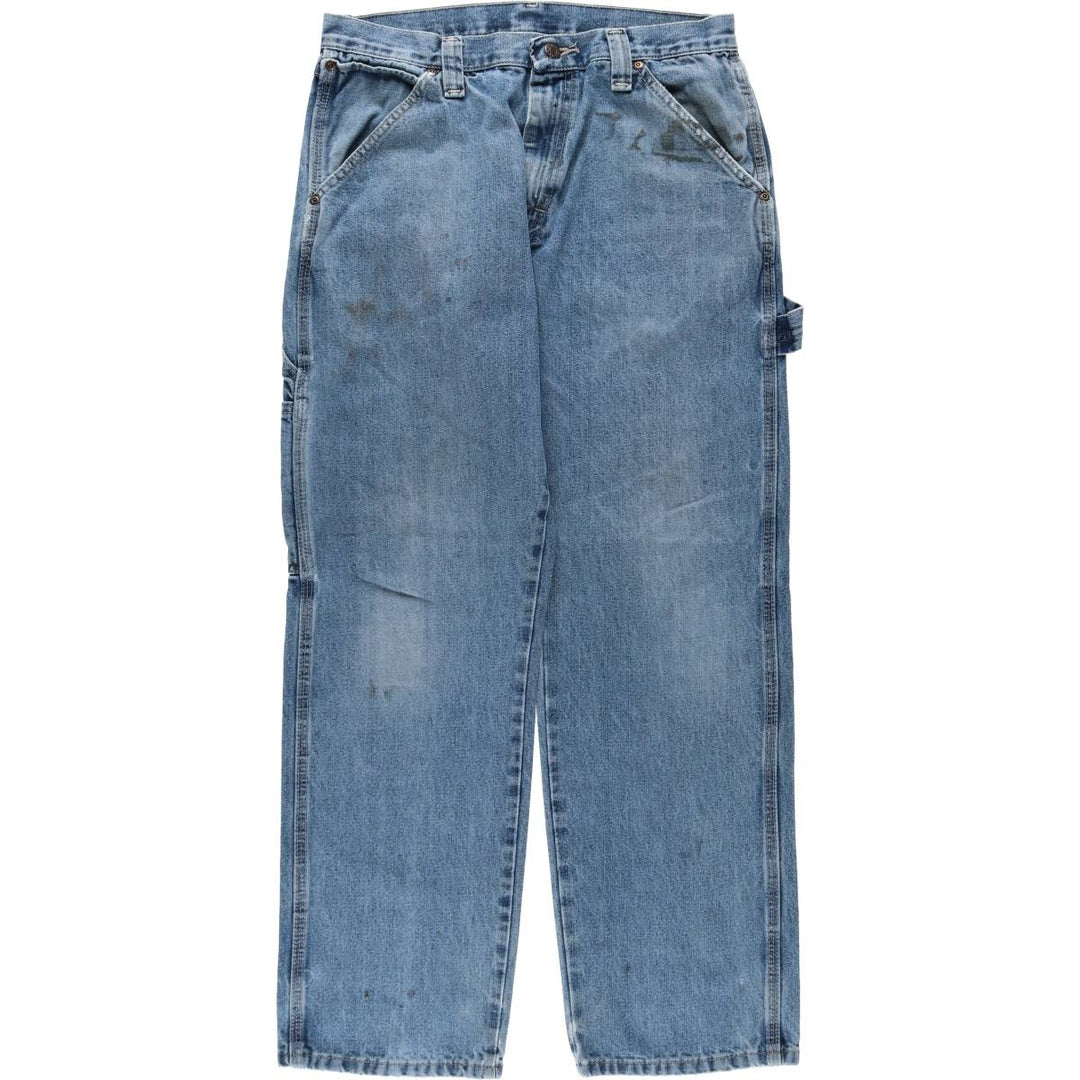 Wrangler Denim Painter Pants for Men, W32 equivalent cotton blue type Vintage Second Hand