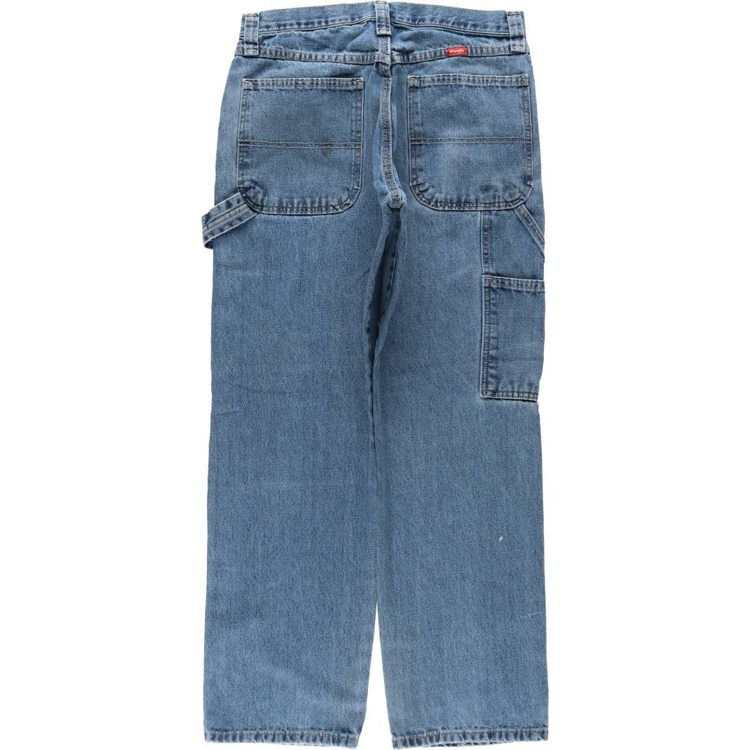 Wrangler Denim Painter Pants for Men, W32 equivalent cotton blue type Vintage Second Hand