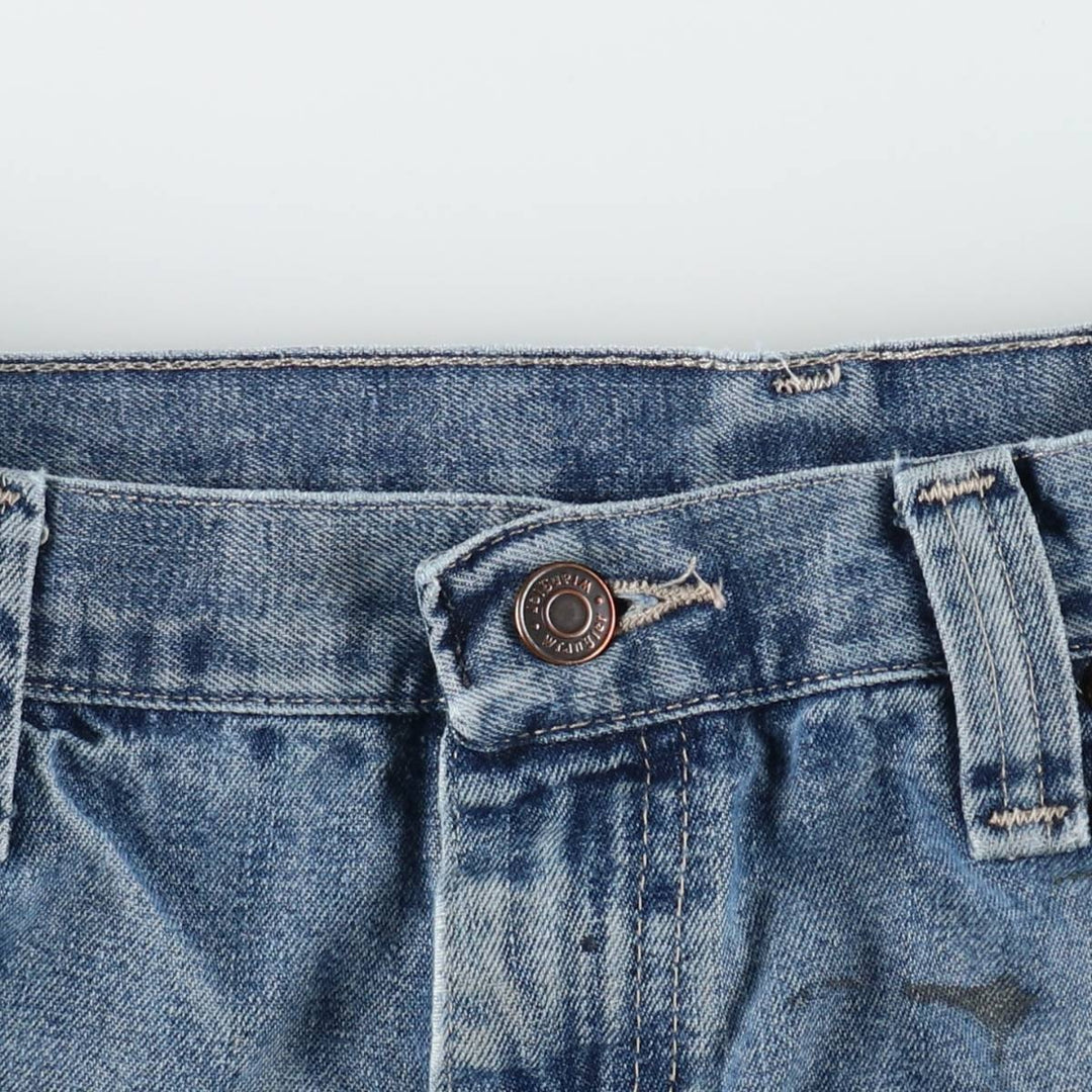 Wrangler Denim Painter Pants for Men, W32 equivalent cotton blue type Vintage Second Hand