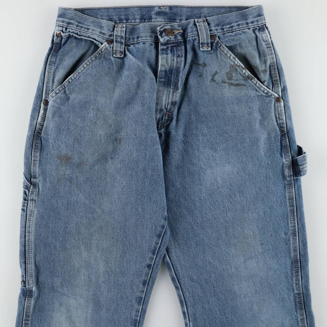 Wrangler Denim Painter Pants for Men, W32 equivalent cotton blue type Vintage Second Hand