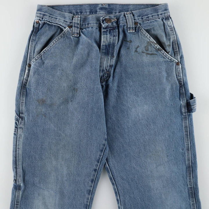 Wrangler Denim Painter Pants for Men, W32 equivalent cotton blue type Vintage Second Hand