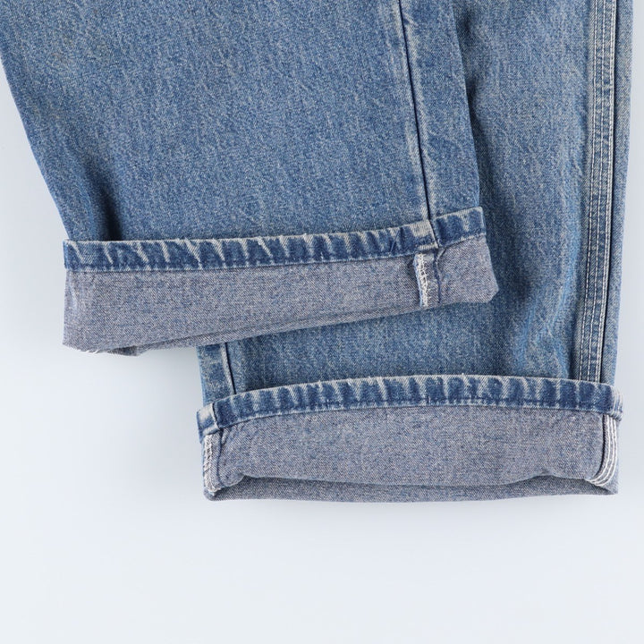 80s-90'S Dickies denim painter pants, made in USA, men's size W34 (approx.), vintage. cotton blue type Vintage Second Hand