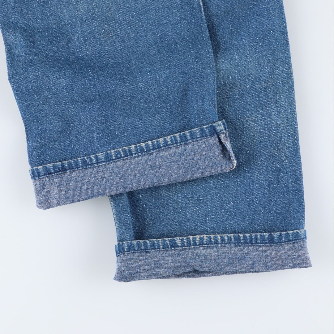 70s-80'S ELY denim painter pants, men's size W30 equivalent, vintage. unclear blue type Vintage Second Hand