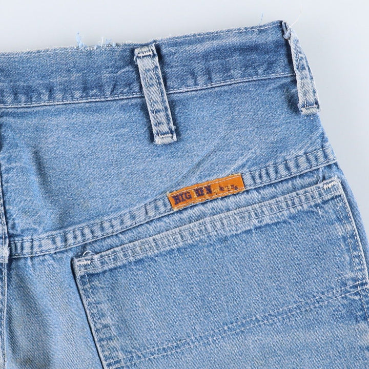 80'S Big Ben denim painter pants, men's size W34 (approx.), vintage. unclear blue type Vintage Second Hand