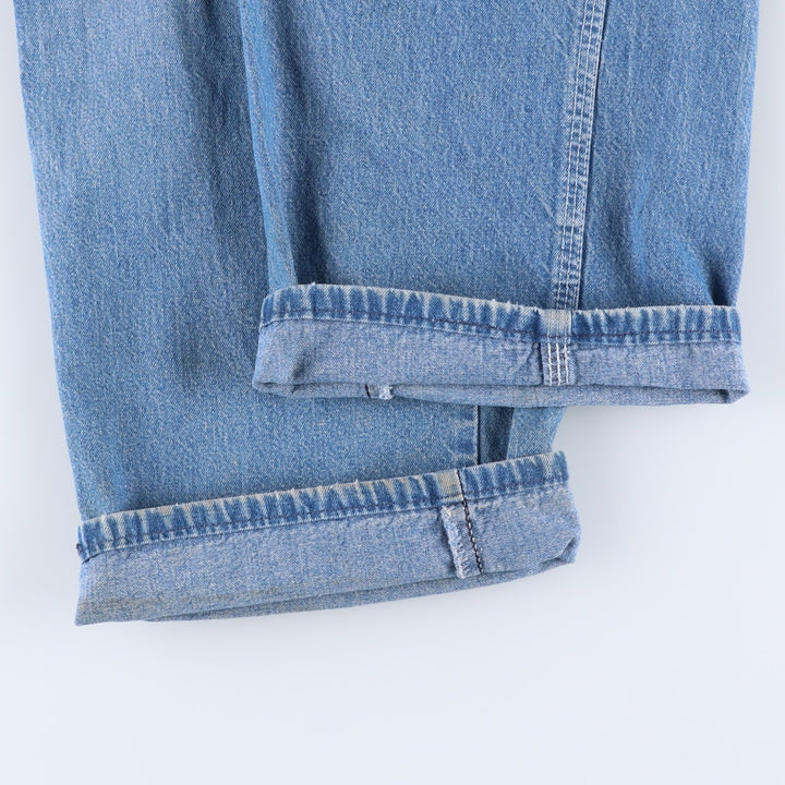 80'S Big Ben denim painter pants, men's size W34 (approx.), vintage. unclear blue type Vintage Second Hand