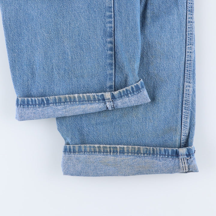 80'S Big Ben denim painter pants, men's size W34 (approx.), vintage. unclear blue type Vintage Second Hand