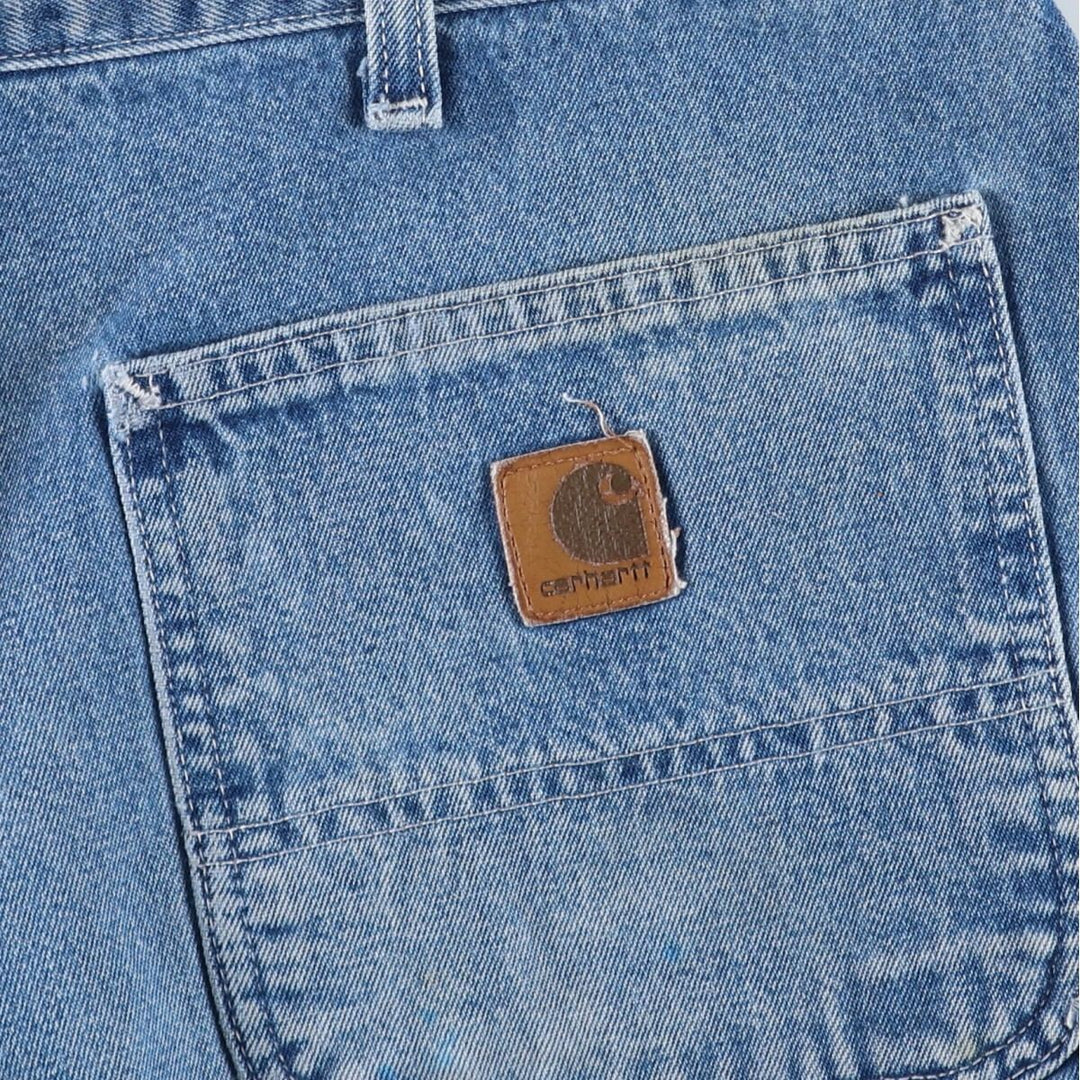 Carhartt Dungaree Fit Denim Painter Pants, Men's W39 (approx.) unclear blue type Vintage Second Hand