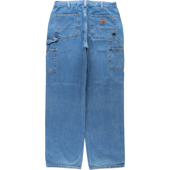 Carhartt Dungaree Fit Denim Painter Pants, Men's, W36 equivalent cotton blue type Vintage Second Hand