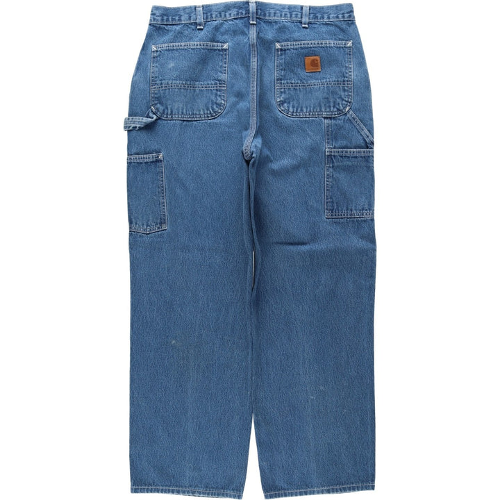 Carhartt Dungaree Fit Denim Painter Pants, Men's, W36 equivalent cotton blue type Vintage Second Hand
