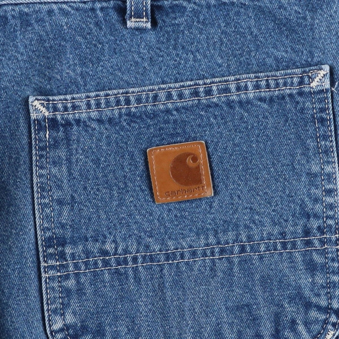 Carhartt Dungaree Fit Denim Painter Pants, Men's, W36 equivalent cotton blue type Vintage Second Hand