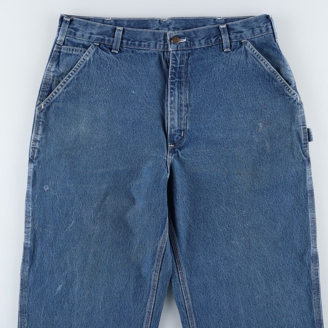 Carhartt Dungaree Fit Denim Painter Pants, Men's, W36 equivalent cotton blue type Vintage Second Hand