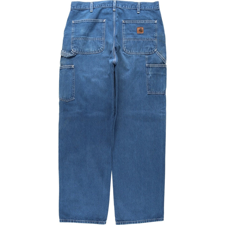 Carhartt Original Dungaree Fit Denim Painter Pants, Men's, W35 equivalent cotton blue type Vintage Second Hand