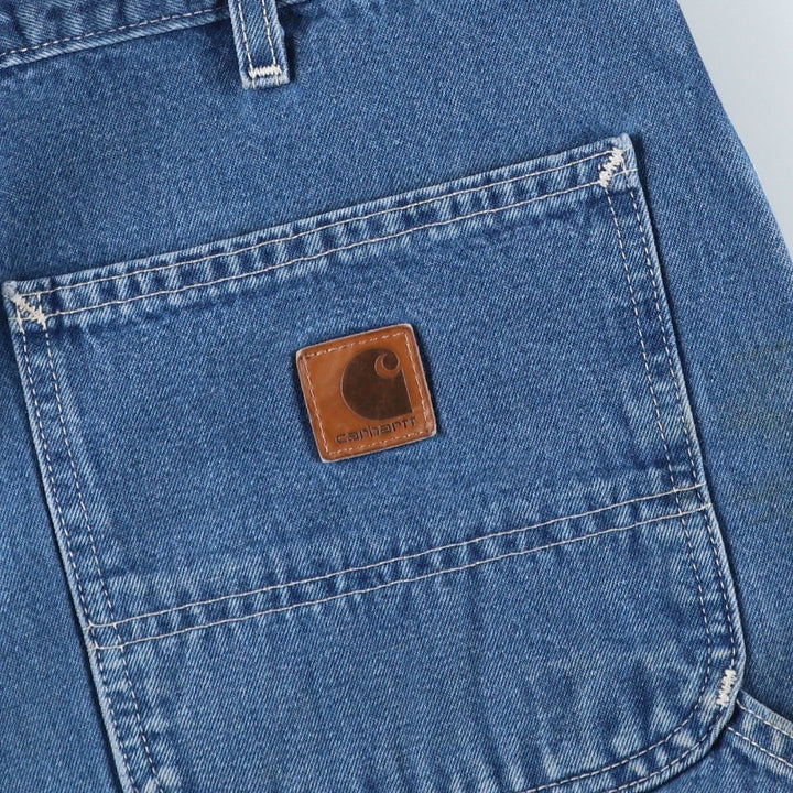 Carhartt Original Dungaree Fit Denim Painter Pants, Men's, W35 equivalent cotton blue type Vintage Second Hand