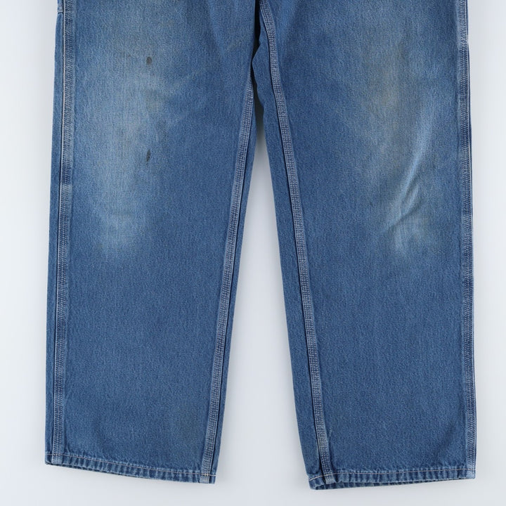Carhartt Original Dungaree Fit Denim Painter Pants, Men's, W35 equivalent cotton blue type Vintage Second Hand