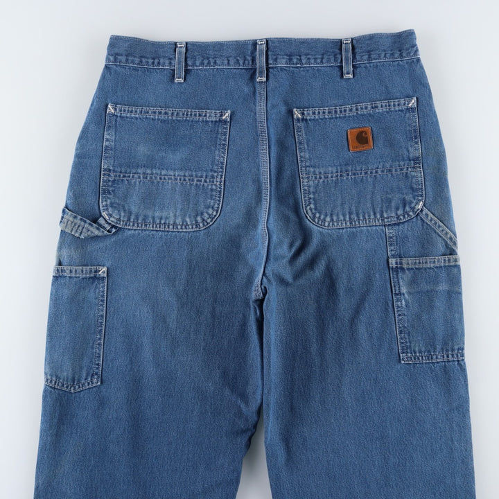 Carhartt Original Dungaree Fit Denim Painter Pants, Men's, W35 equivalent cotton blue type Vintage Second Hand