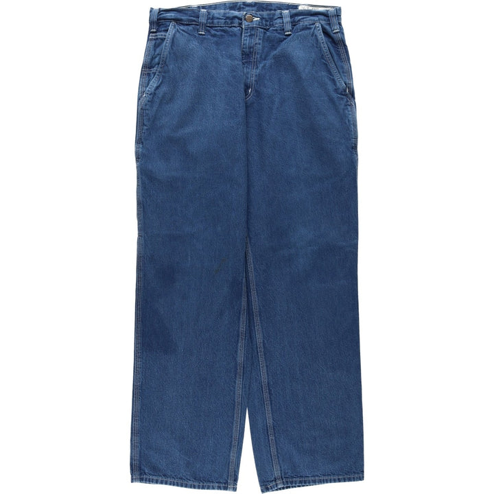 Carhartt Dungaree Fit Denim Painter Pants, Men's, W35 equivalent cotton blue type Vintage Second Hand