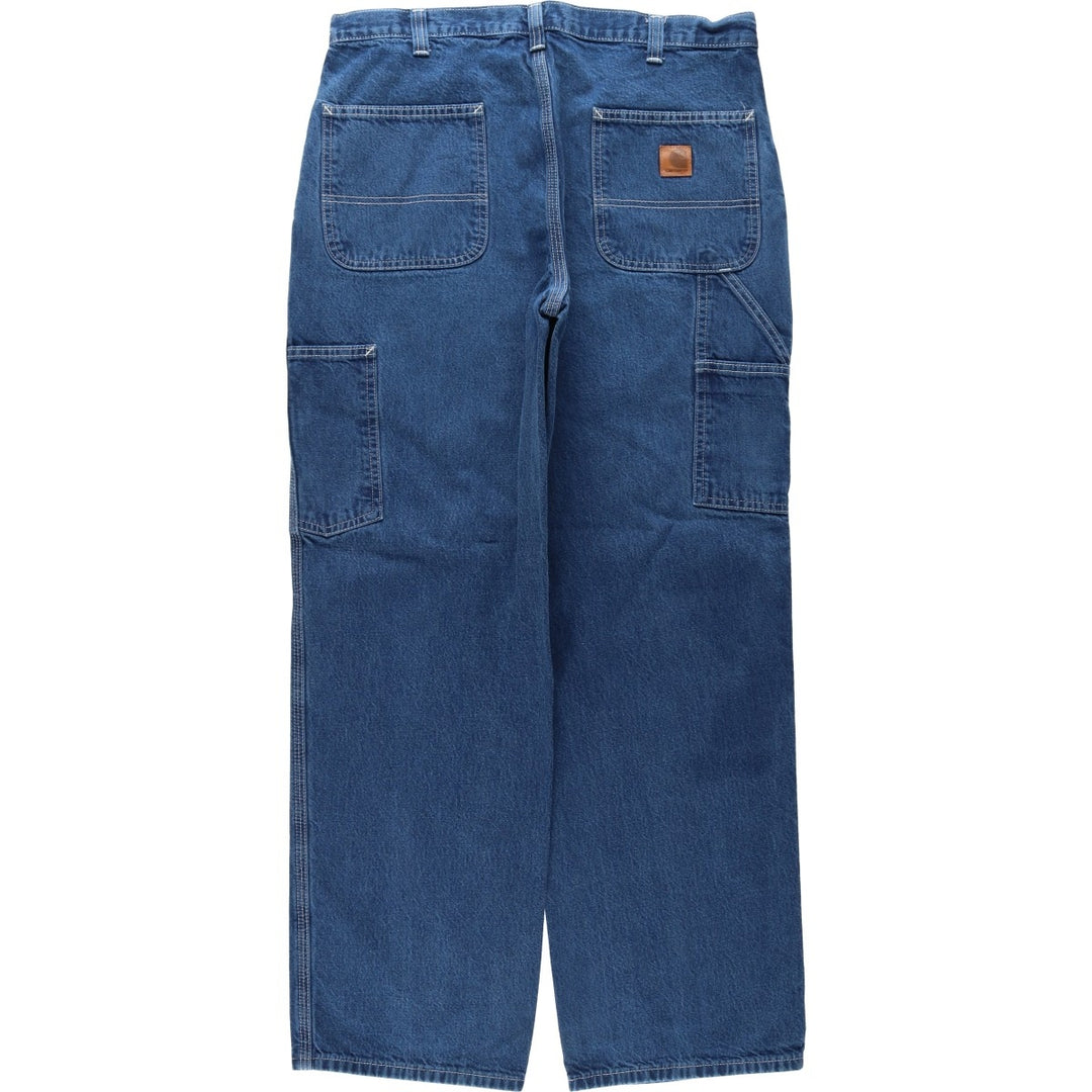 Carhartt Dungaree Fit Denim Painter Pants, Men's, W35 equivalent cotton blue type Vintage Second Hand