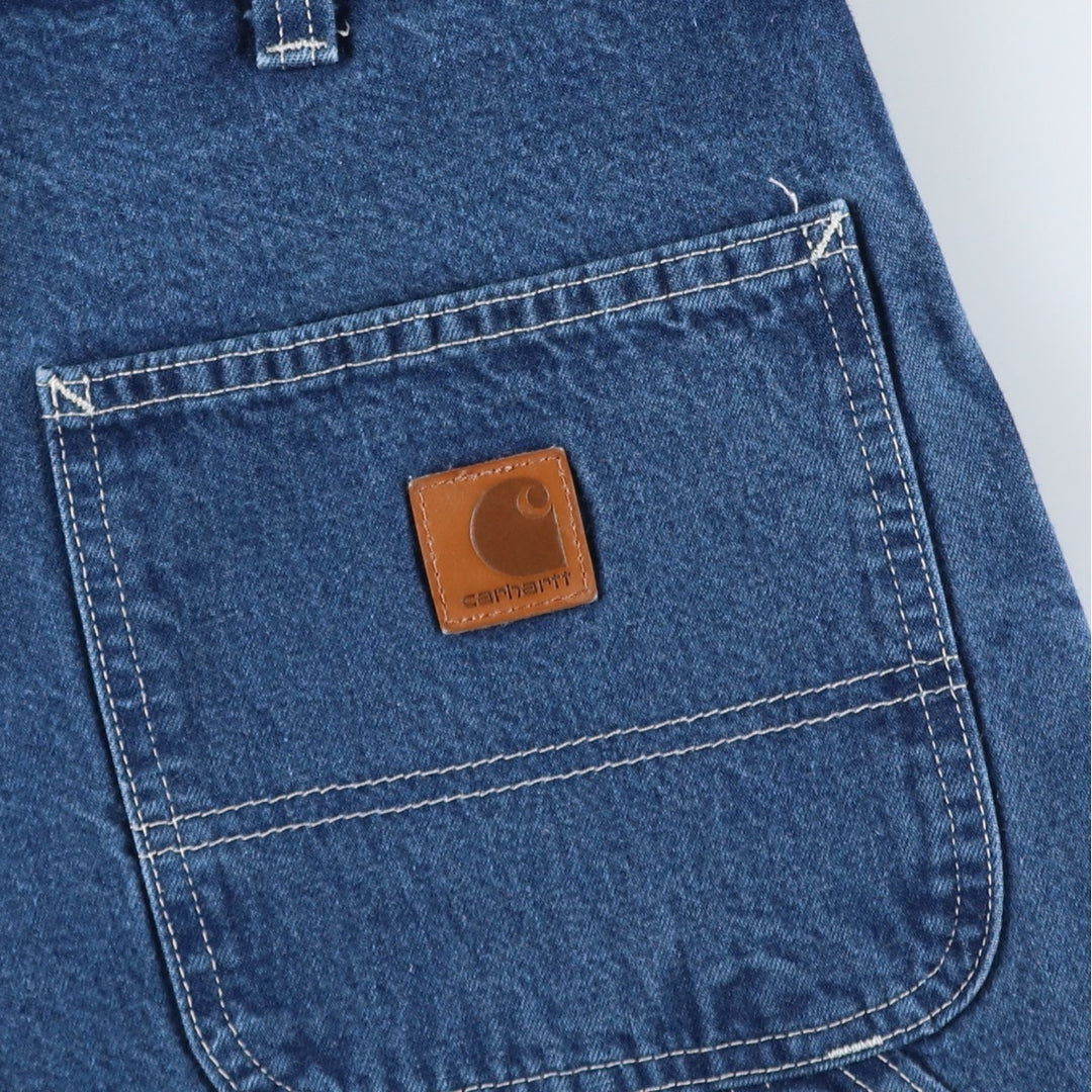 Carhartt Dungaree Fit Denim Painter Pants, Men's, W35 equivalent cotton blue type Vintage Second Hand