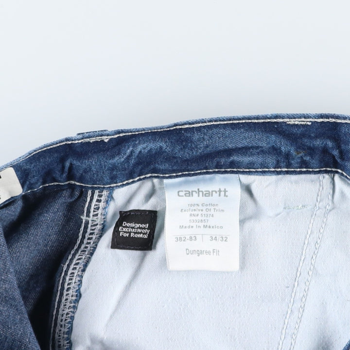 Carhartt Dungaree Fit Denim Painter Pants, Men's, W35 equivalent cotton blue type Vintage Second Hand