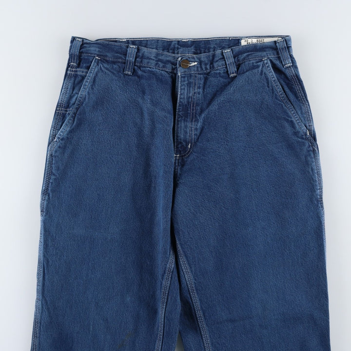 Carhartt Dungaree Fit Denim Painter Pants, Men's, W35 equivalent cotton blue type Vintage Second Hand